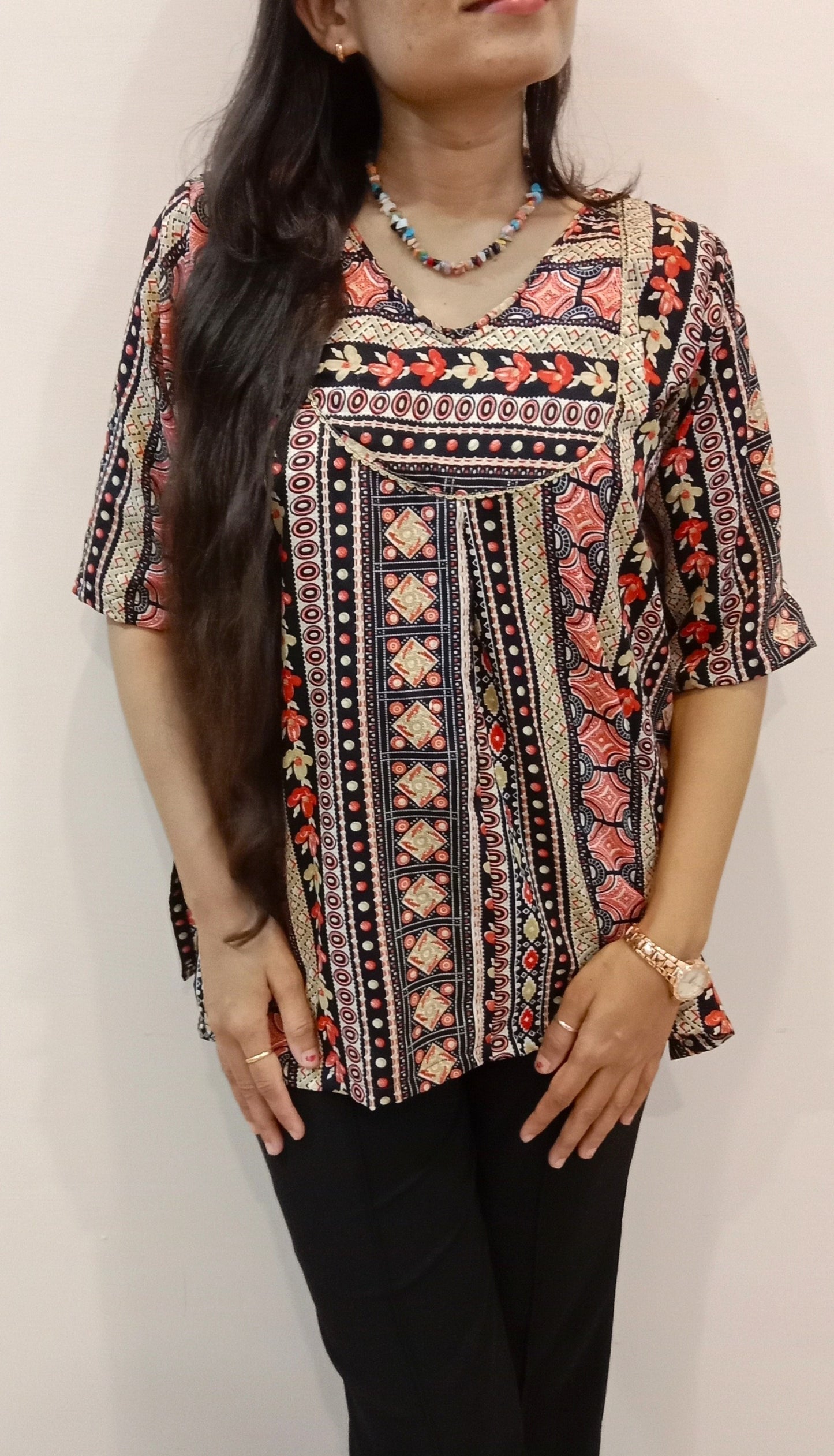 Shreevaan Jaipuri Short Kurti