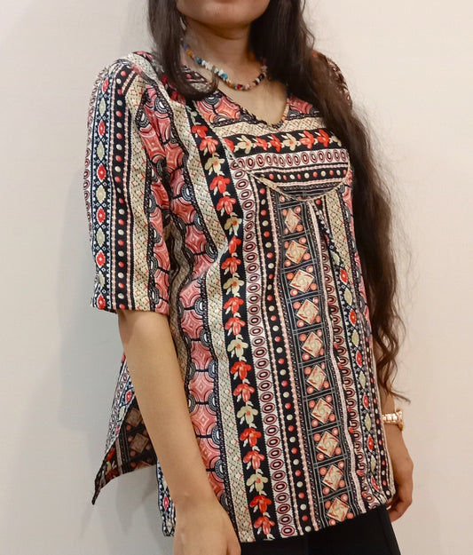 Shreevaan Jaipuri Short Kurti
